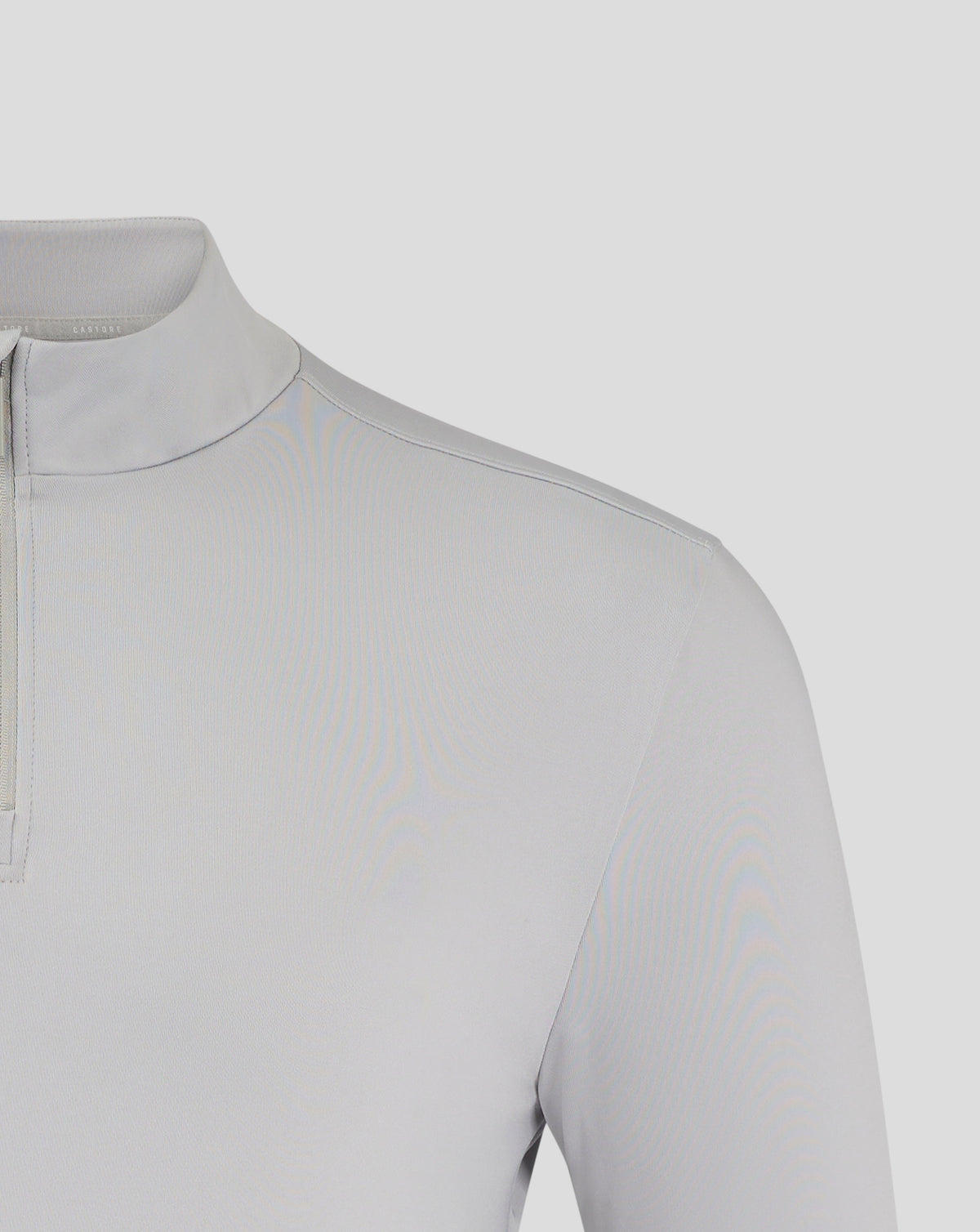 Men's Tailored Fit 1/4 Zip Top - Grey - High Rise