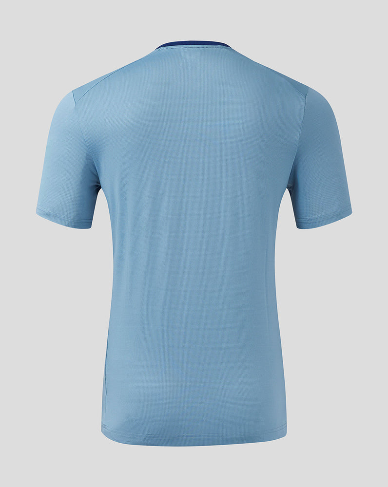 Mens ASTON VILLA FC THIRD MATCHDAY T-SHIRT - BLUE SHADOW / BLUE DEPTHS