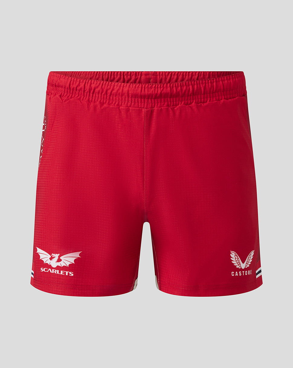 Scarlets Junior 23/24 Home Shorts - Red