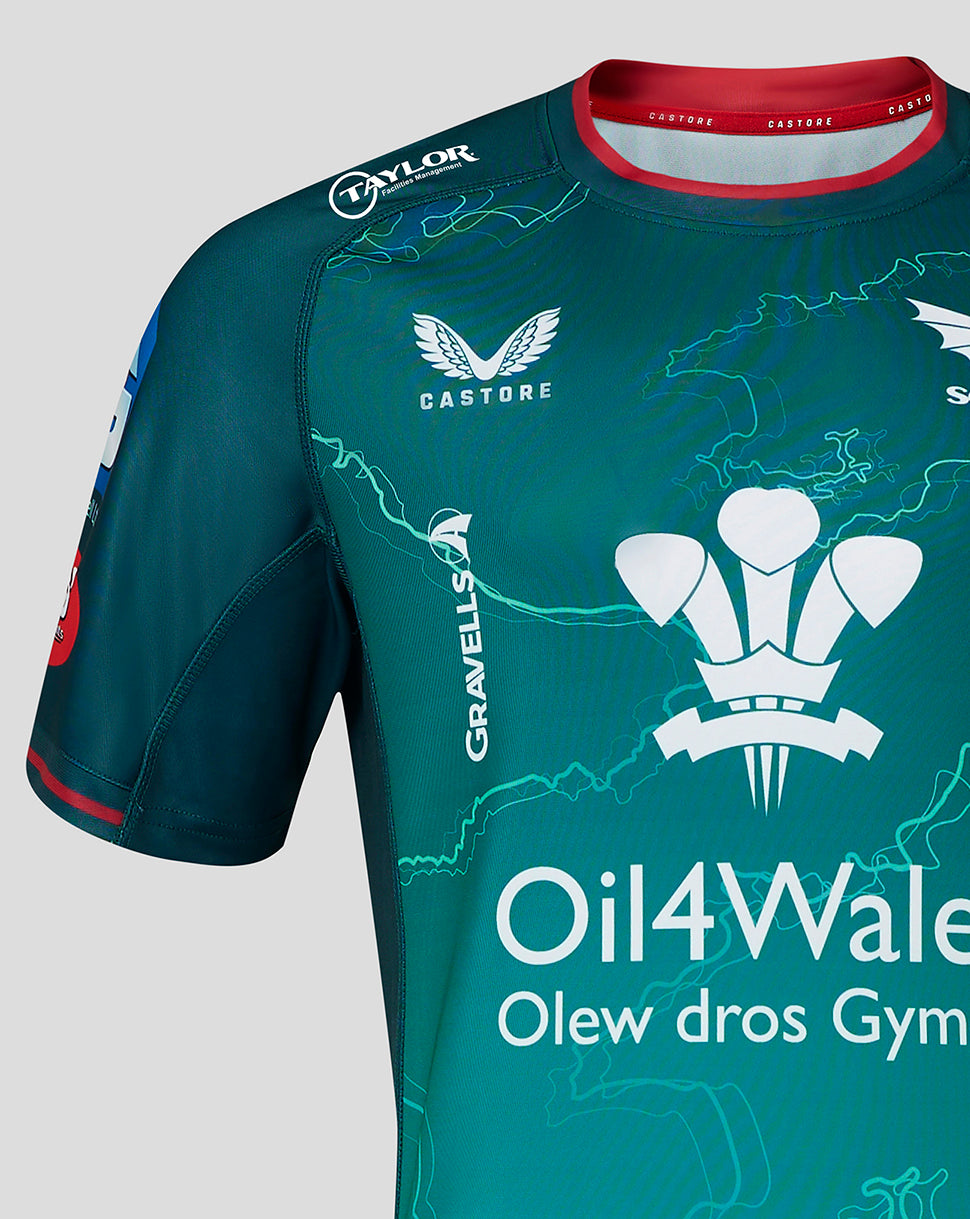 Scarlets Womens 23/24 Away Shirt - Blue