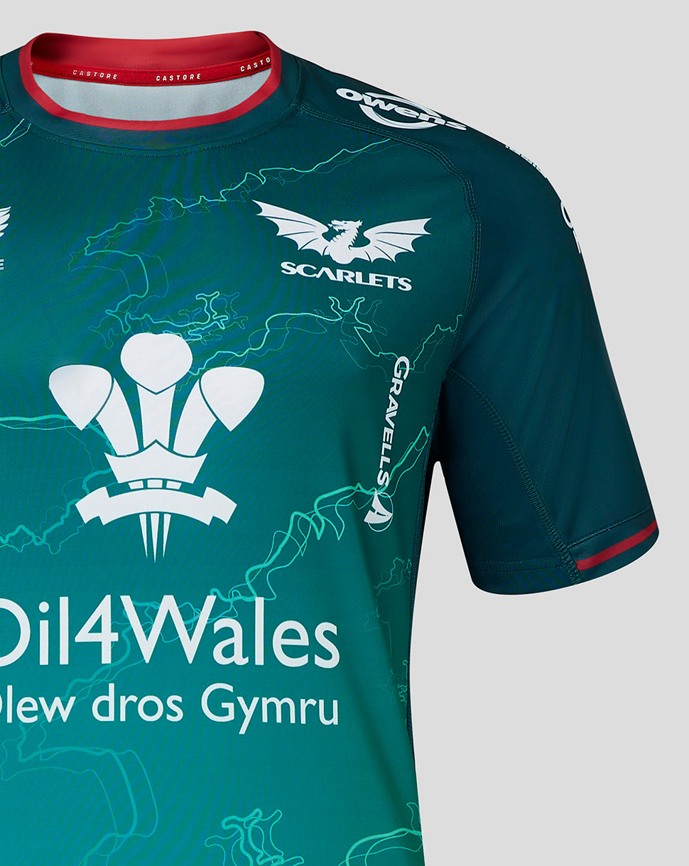 Scarlets Womens 23/24 Away Shirt - Blue
