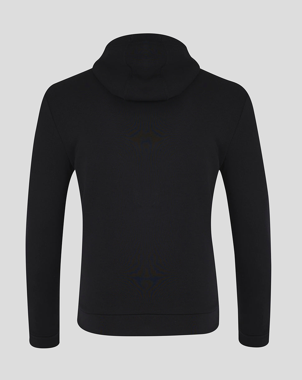 ULSter Mens 24/25 Cotton Rich Brushed Back Hoody - Caviar - Caviar