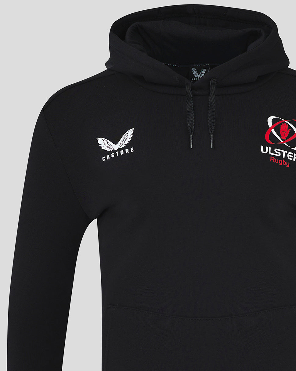 ULSter Mens 24/25 Cotton Rich Brushed Back Hoody - Caviar - Caviar
