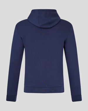 Mens Cotton Leisure Hoodie - Peacoat
