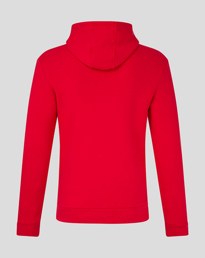 Mens Cotton Leisure Hoodie - True Red
