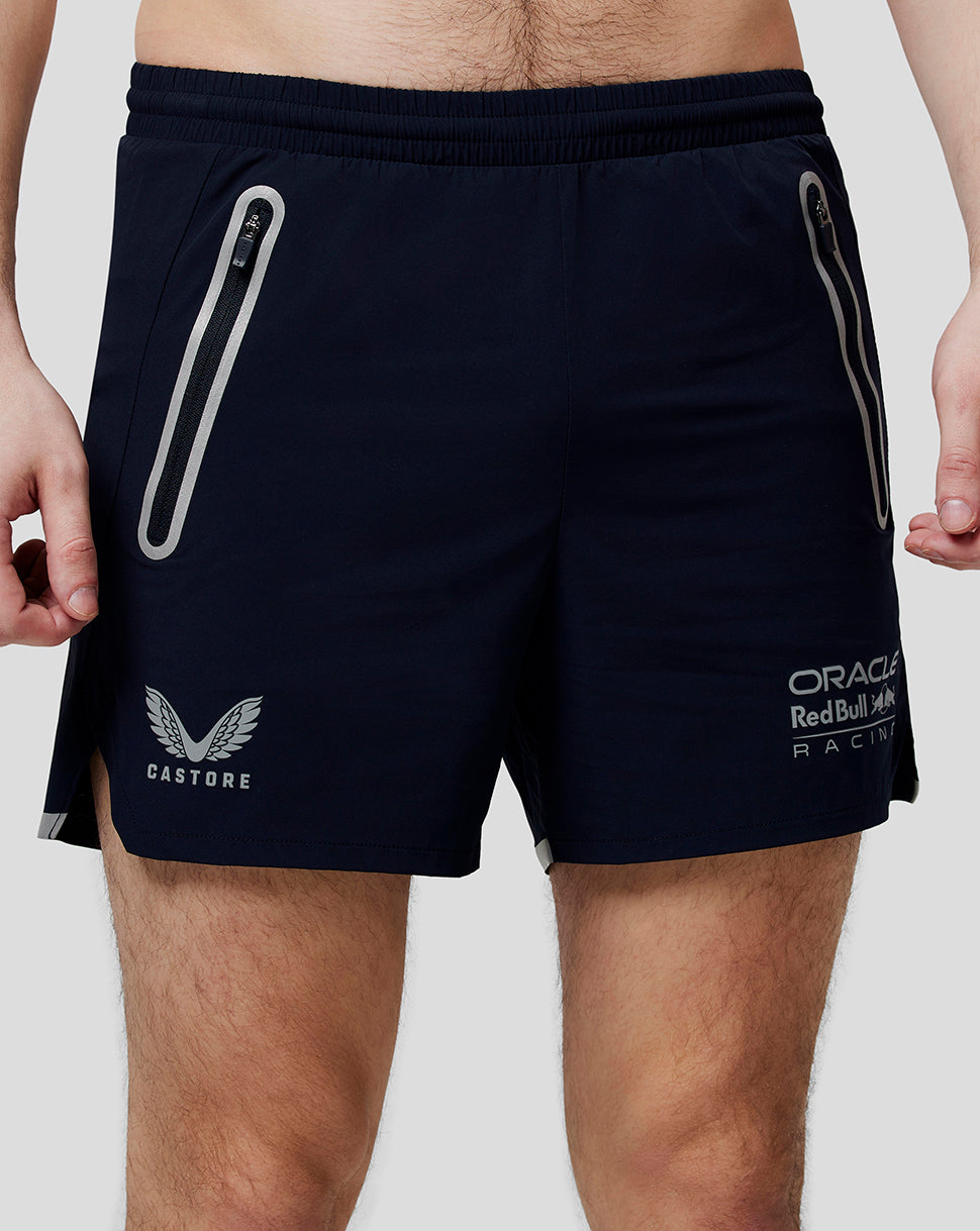 Oracle Red Bull Racing Mens Active Dual Brand Running Shorts - Night Sky - Night Sky