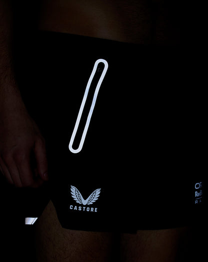 Oracle Red Bull Racing Mens Active Dual Brand Running Shorts - Night Sky