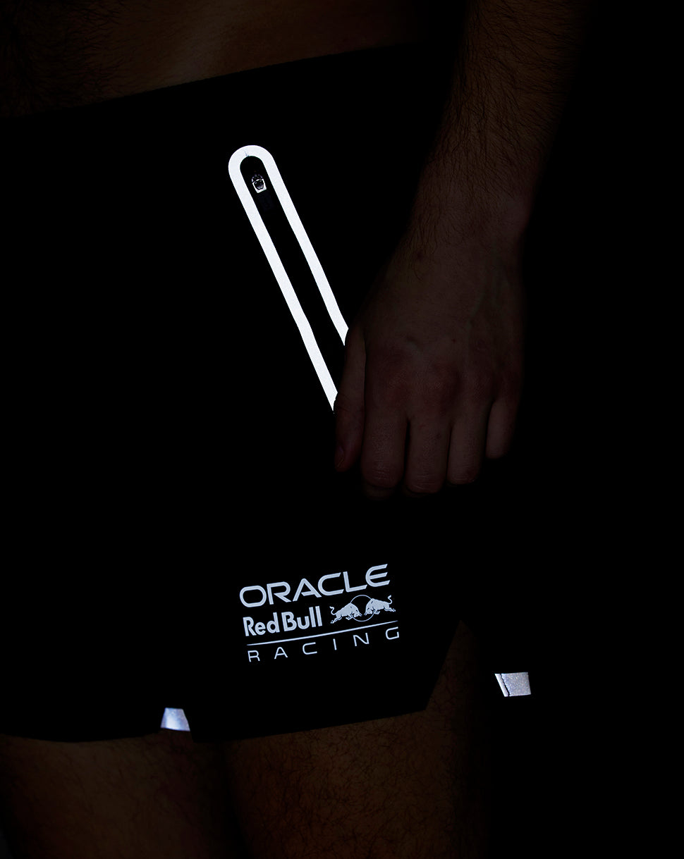 Oracle Red Bull Racing Mens Active Dual Brand Running Shorts - Night Sky - Night Sky