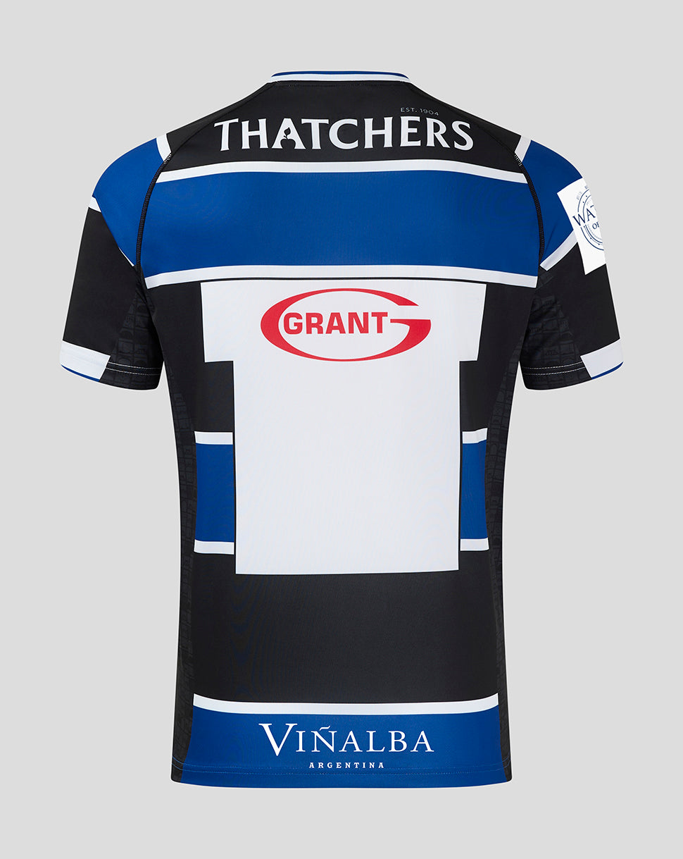 Bath Rugby Men's 24/25 Home Shirt - Surf The Web/Caviar