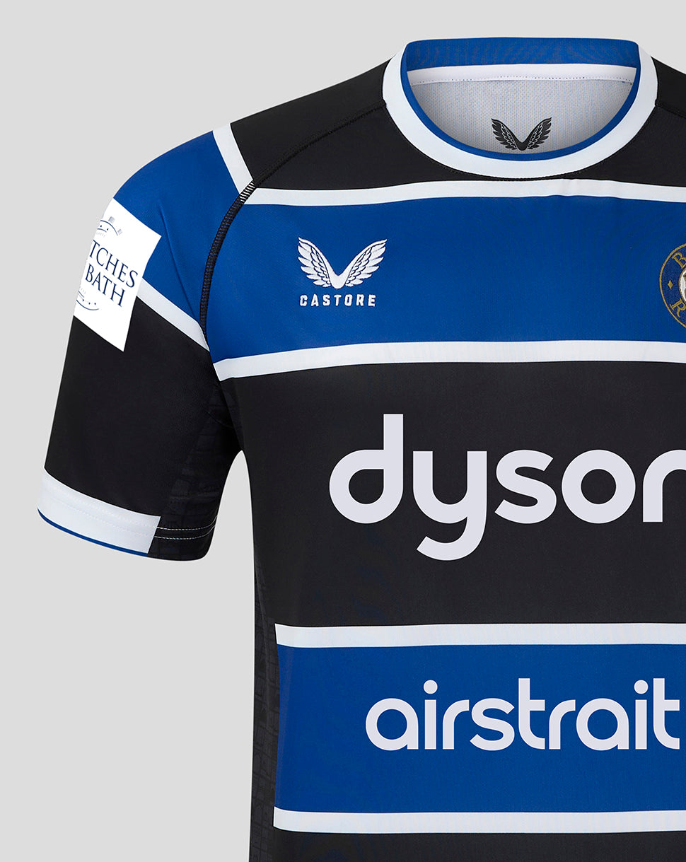 Bath Rugby Men's 24/25 Home Shirt - Surf The Web/Caviar
