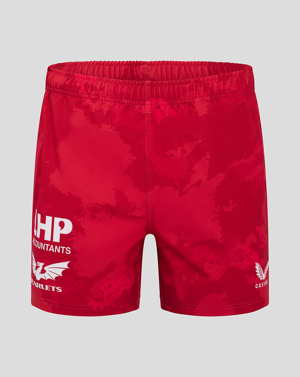 Scarlets Men's 24/25 Home Pro Shorts - Scarlet/Scarlet Sage