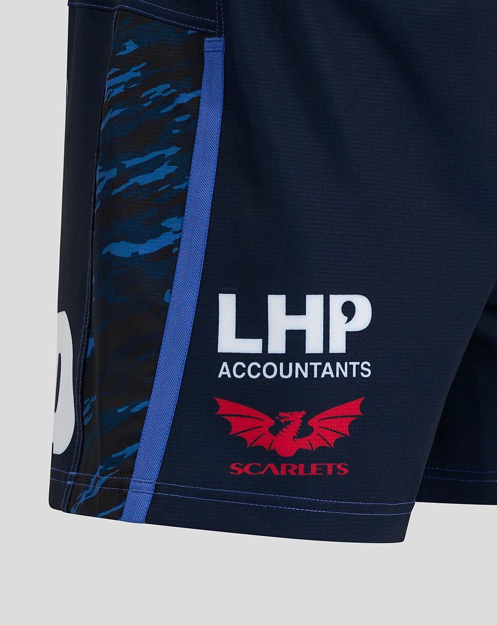 Scarlets Men's 24/25 Away Pro Shorts - Baritone Blue