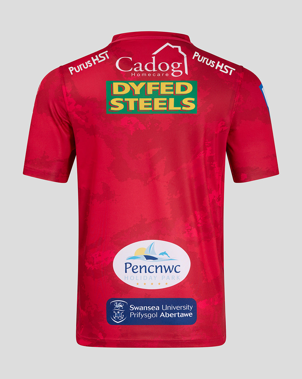Scarlets Men's 24/25 Home Shirt - Scarlet/Scarlet Sage