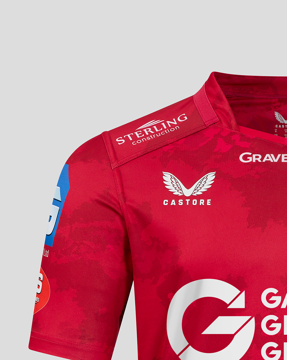 Scarlets Men's 24/25 Home Shirt - Scarlet/Scarlet Sage