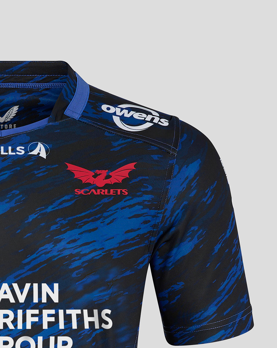 Scarlets Men's 24/25 Away Shirt - Scarlet/Scarlet Sage