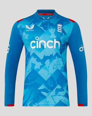 England Cricket Men's 24/25 Odi Long Sleeve Shirt