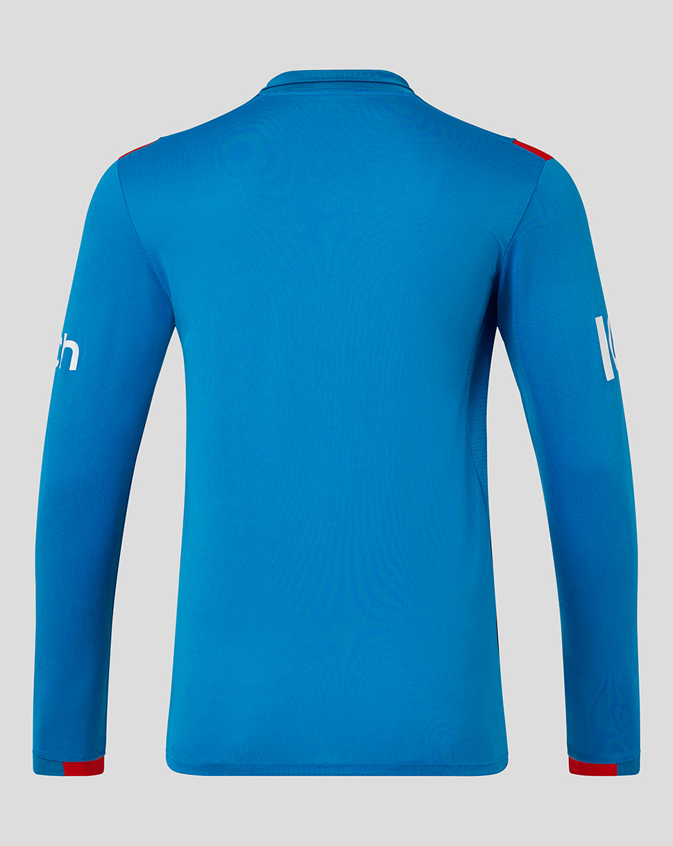 England Cricket Men's 24/25 Odi Long Sleeve Shirt - Blue