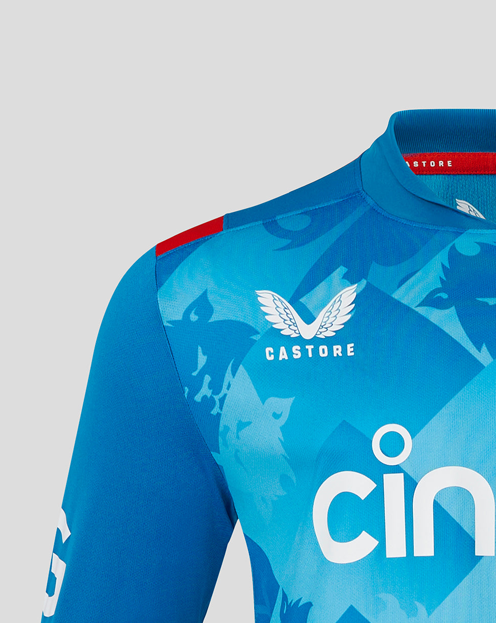 England Cricket Men's 24/25 Odi Long Sleeve Shirt - Blue