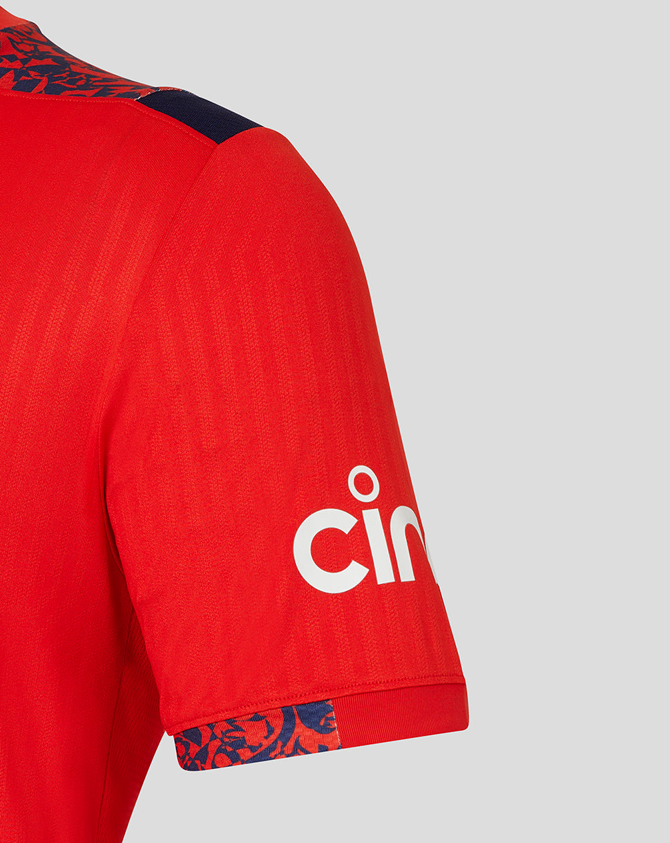 England Cricket Men's 24/25 Pro T20 Shirt - Red