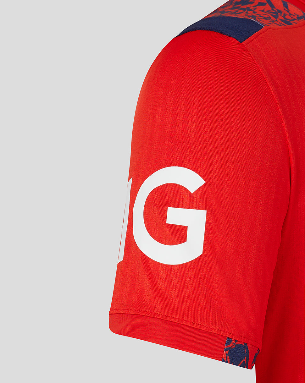 England Cricket Men's 24/25 Pro T20 Shirt - Red