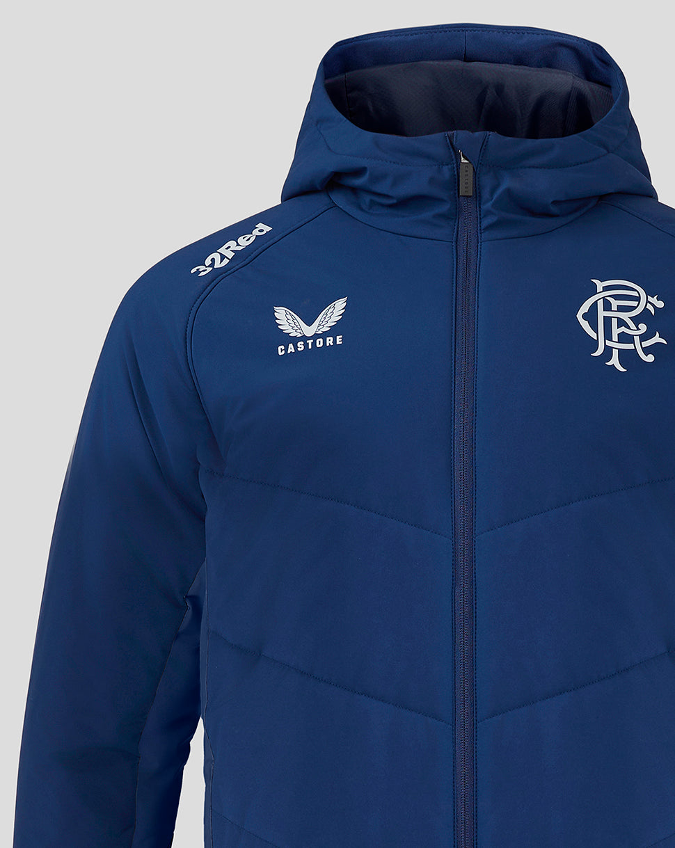 Rangers 24/25 Women's Pro Players Bench Jacket - Blue Depths