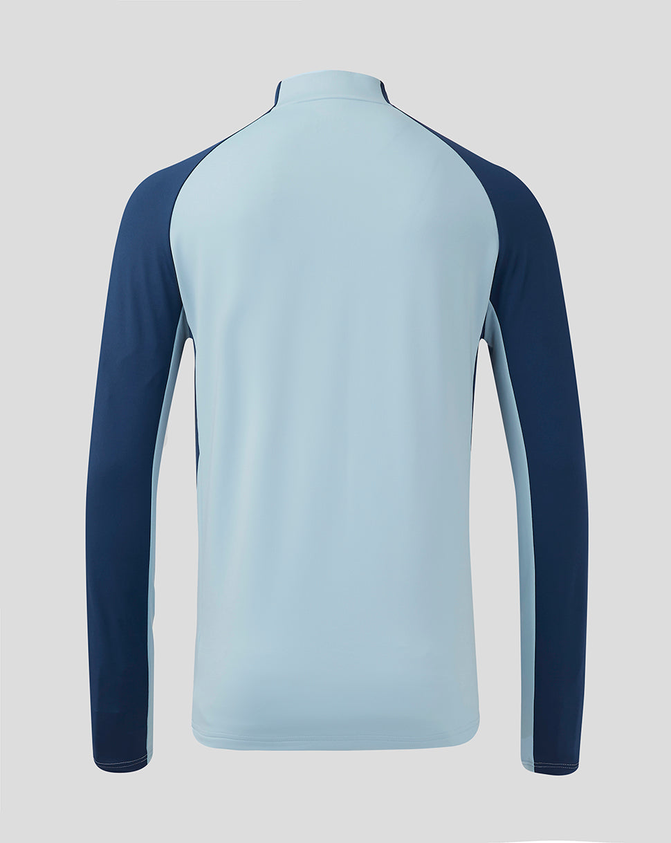 Rangers Men's 24/25 Pro Players 1/4 Zip Training Top - Light Blue