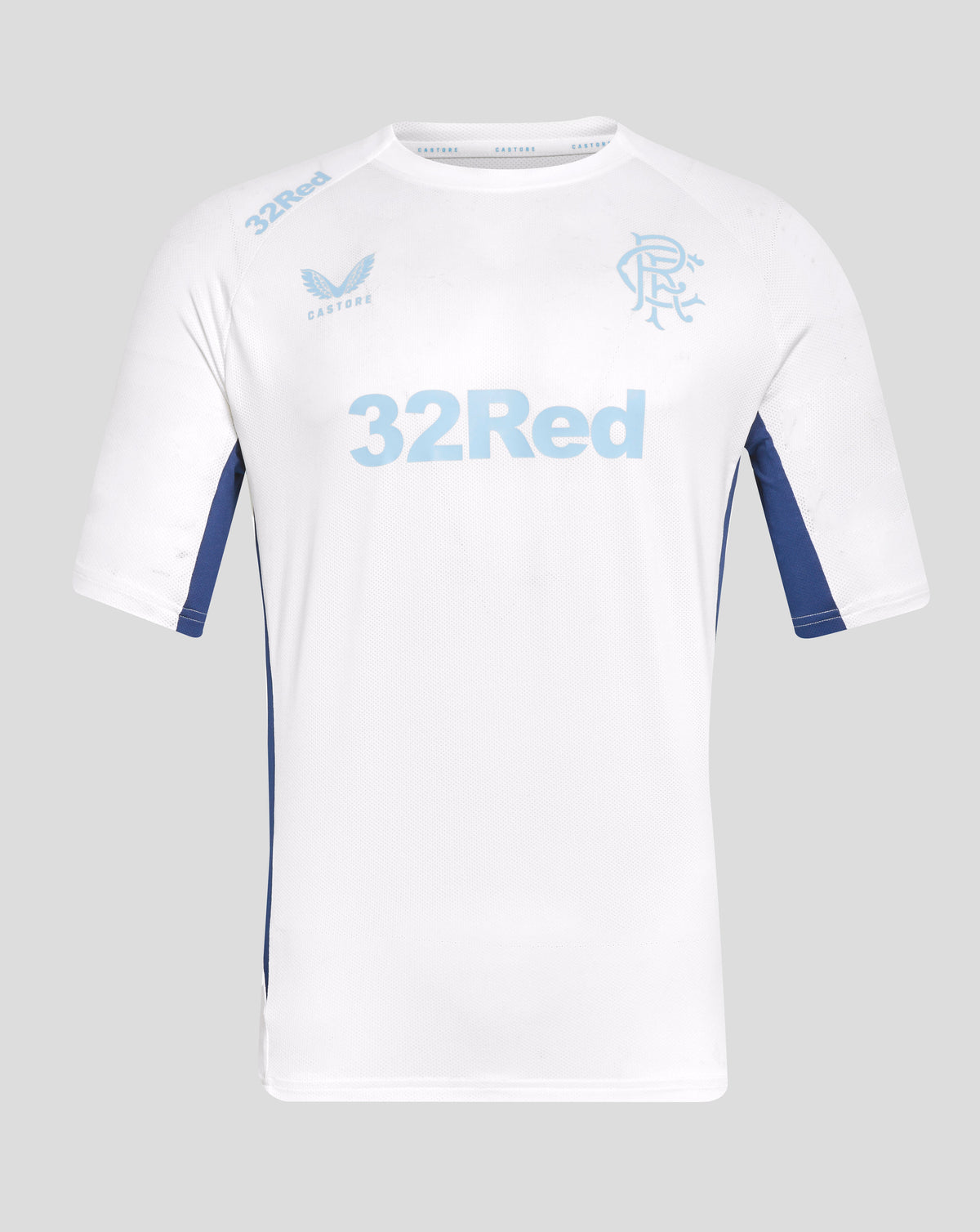 Rangers 24/25 Men's Pro Players Training Short Sleeve Tee - Brilliant White/Blue Depths