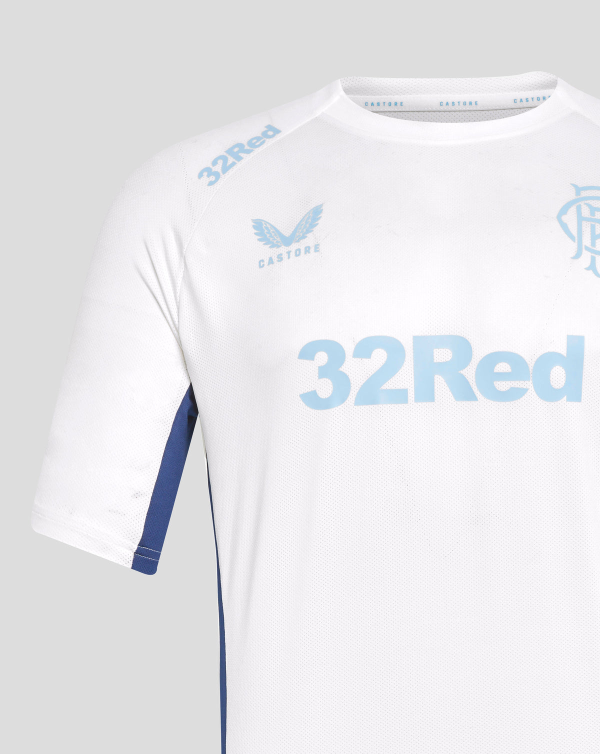 Rangers 24/25 Men's Pro Players Training Short Sleeve Tee - Brilliant White/Blue Depths