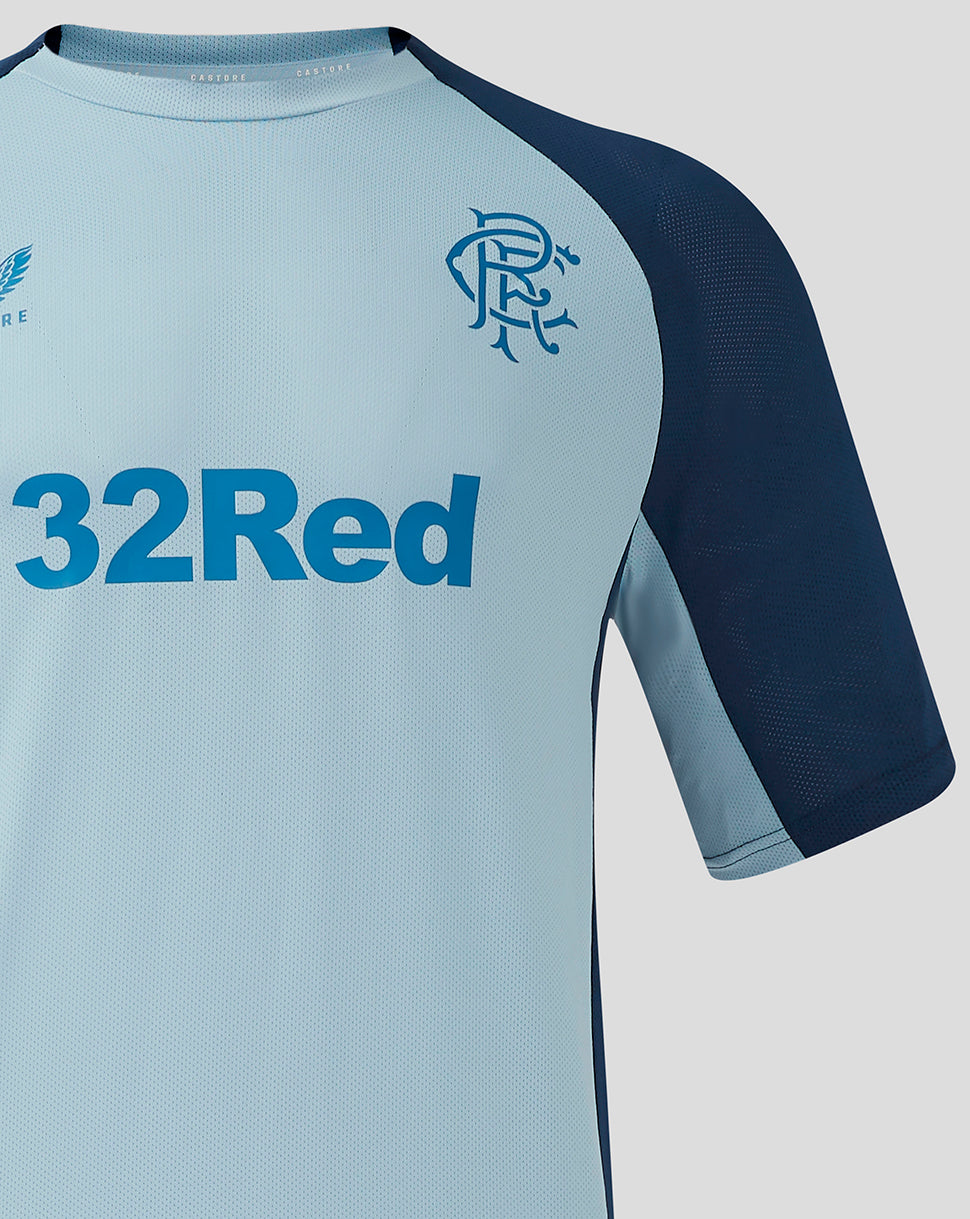 Rangers Men's 24/25 Pro Players Training Short Sleeve T-Shirt - Light Blue