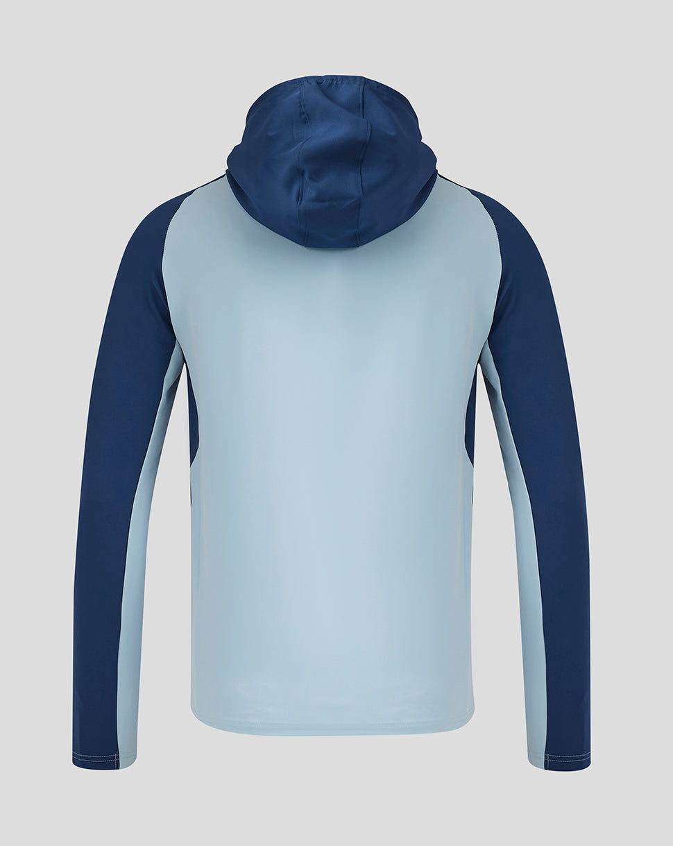 Rangers Men's 24/25 Pro Players Presentation Hooded Jacket - Light Blue