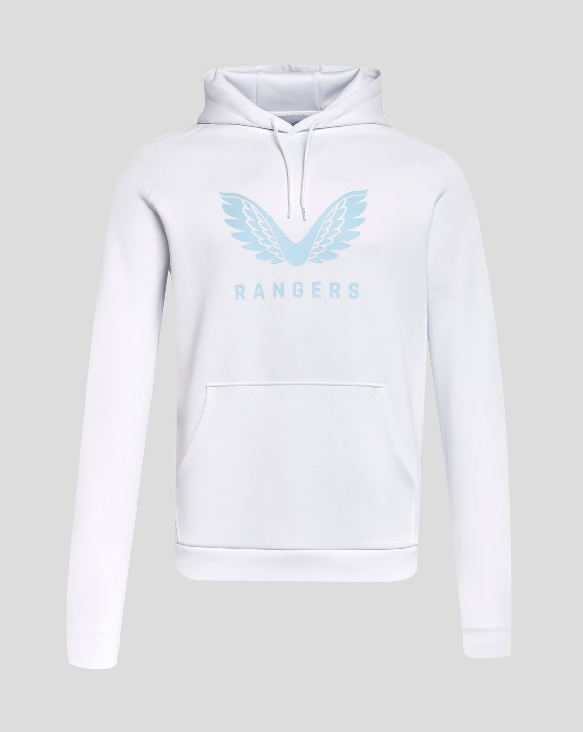 Rangers 24/25 Men's Pro Players Scuba Lock Up Logo Hoody - Brilliant White