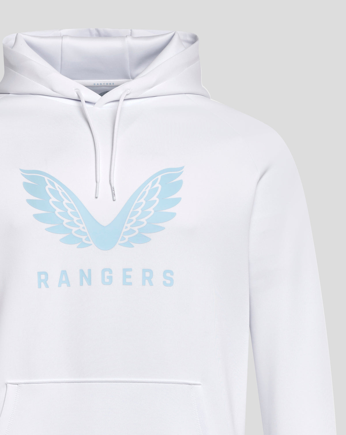 Rangers 24/25 Men's Pro Players Scuba Lock Up Logo Hoody - Brilliant White