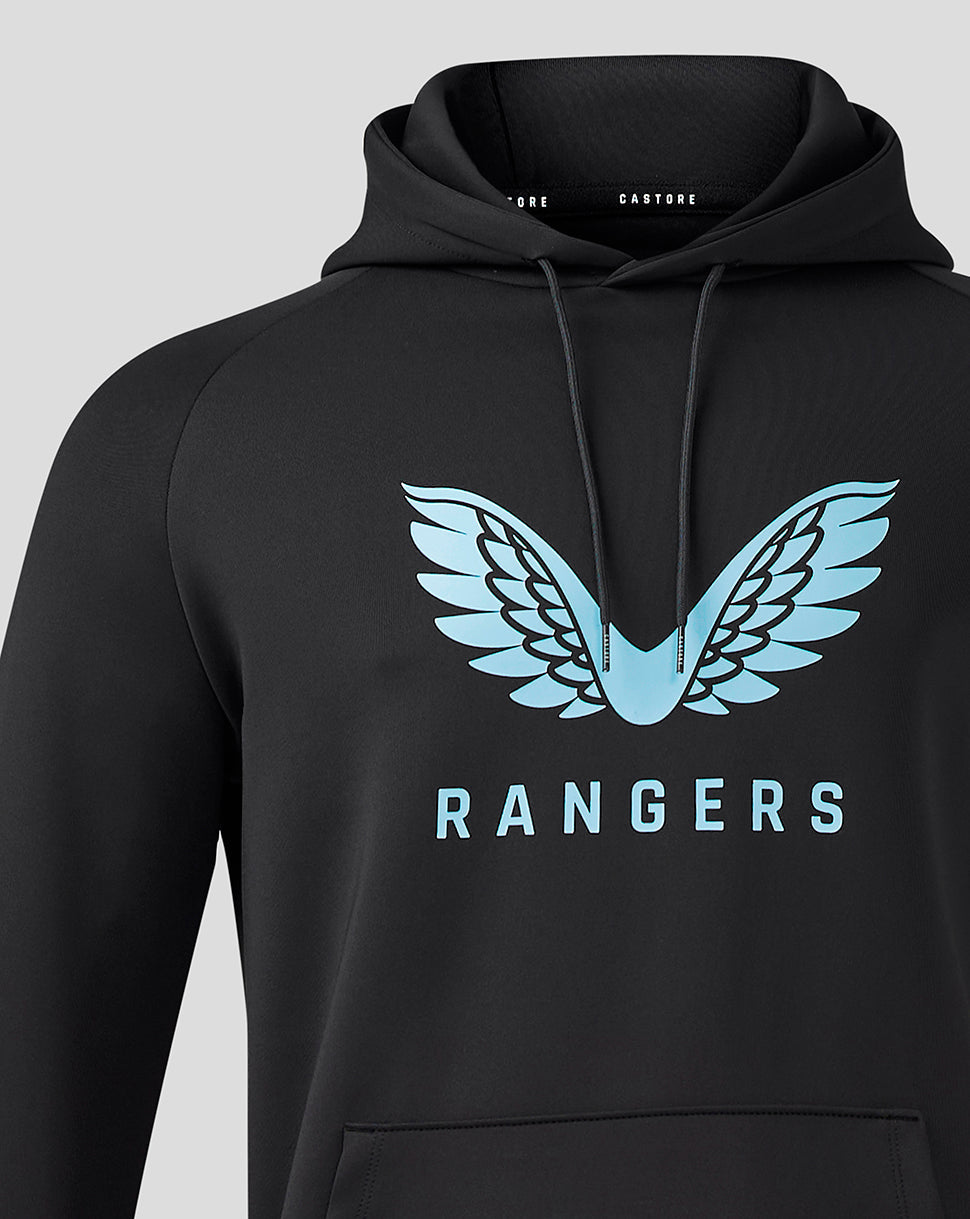 Rangers Junior 24/25 Pro Coaches Flex Logo Hoody - Black