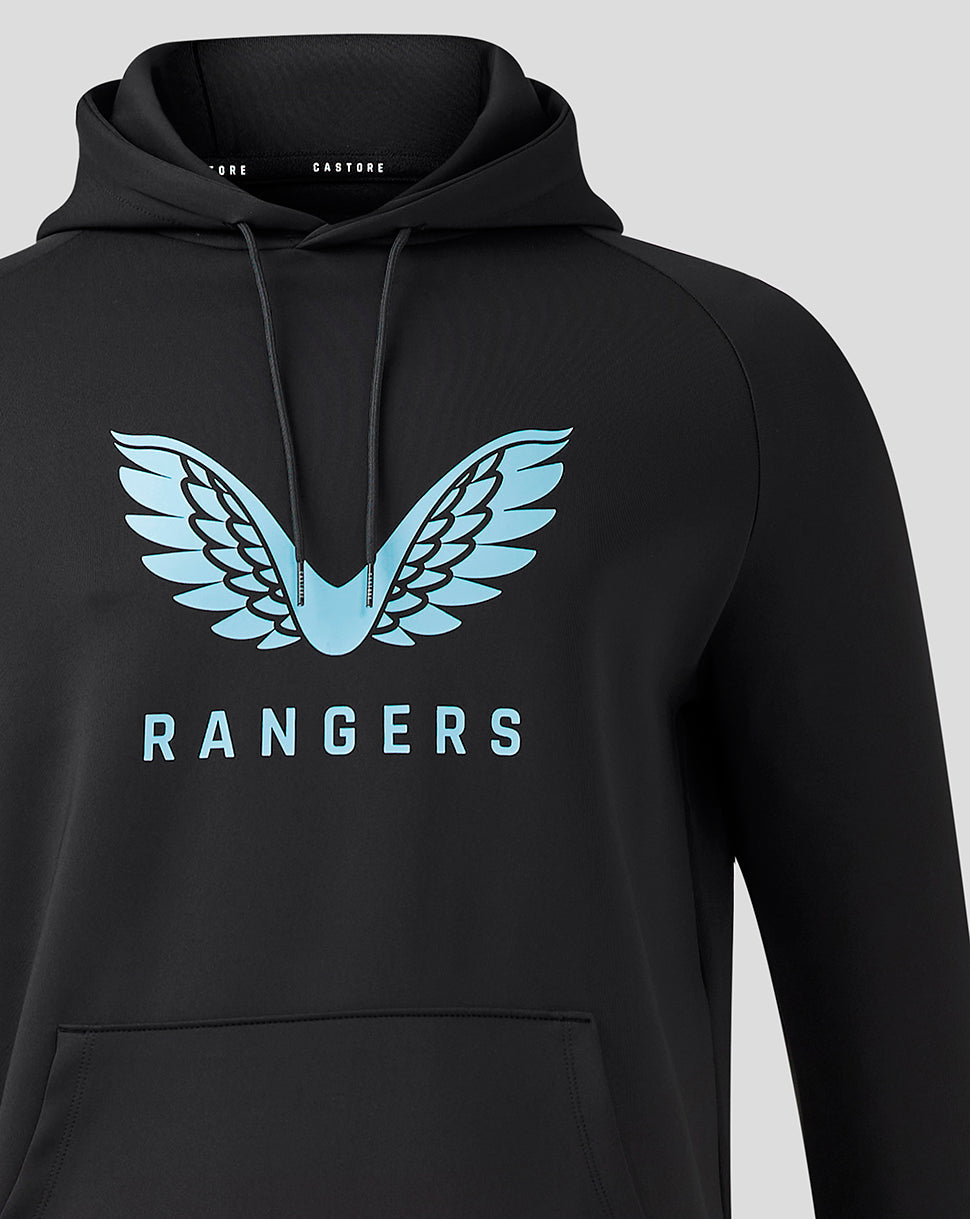 Rangers Junior 24/25 Pro Coaches Flex Logo Hoody - Black