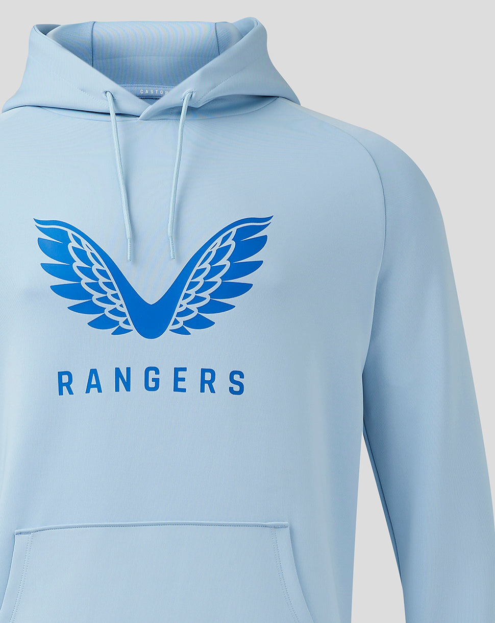 Rangers Women's 24/25 Pro Players Flex Logo Hoody - Light Blue
