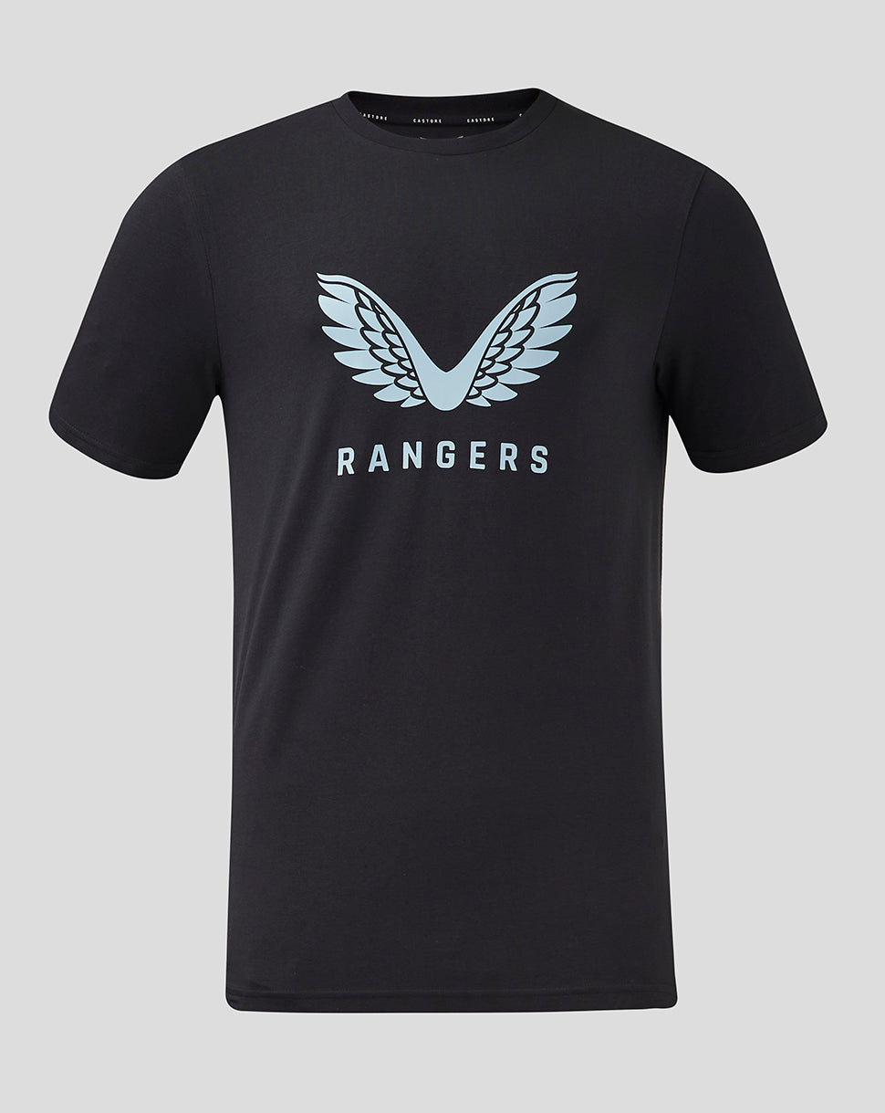Rangers Men's 24/25 Pro Coaches Logo T-Shirt - Black