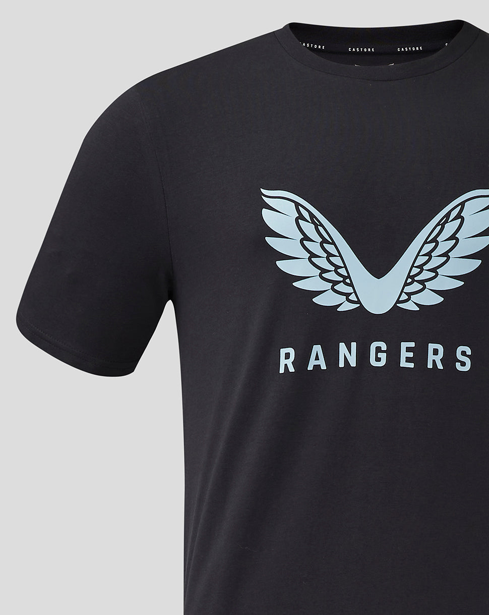 Rangers Men's 24/25 Pro Coaches Logo T-Shirt - Black