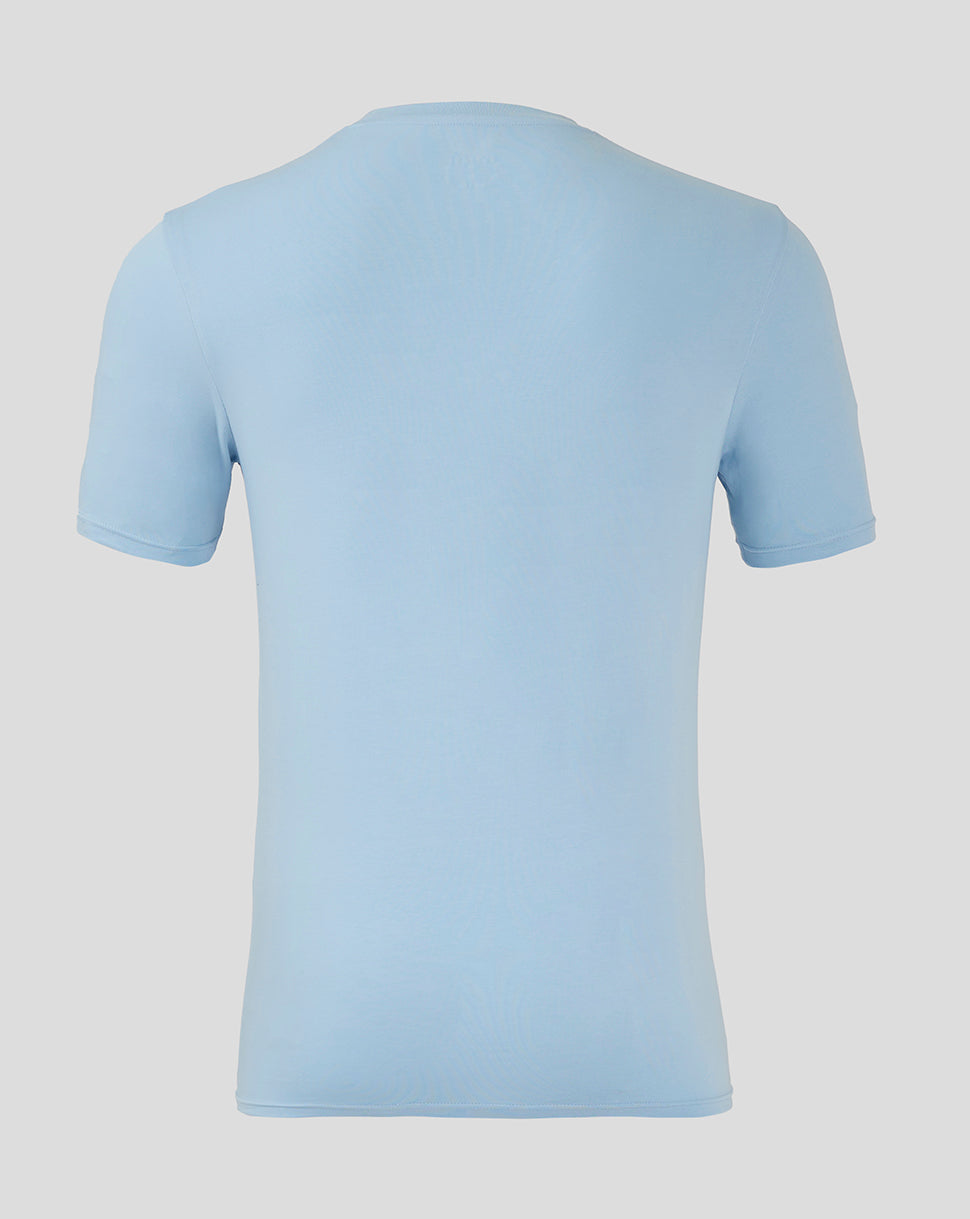 Rangers Men's 24/25 Pro Players Logo T-Shirt - Light Blue