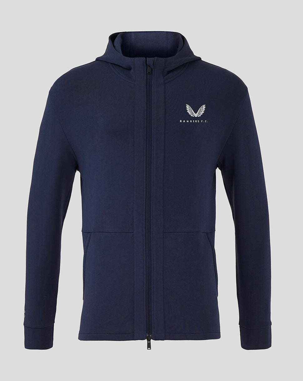 Rangers Men's 24/25 Hooded Travel Jacket - Navy