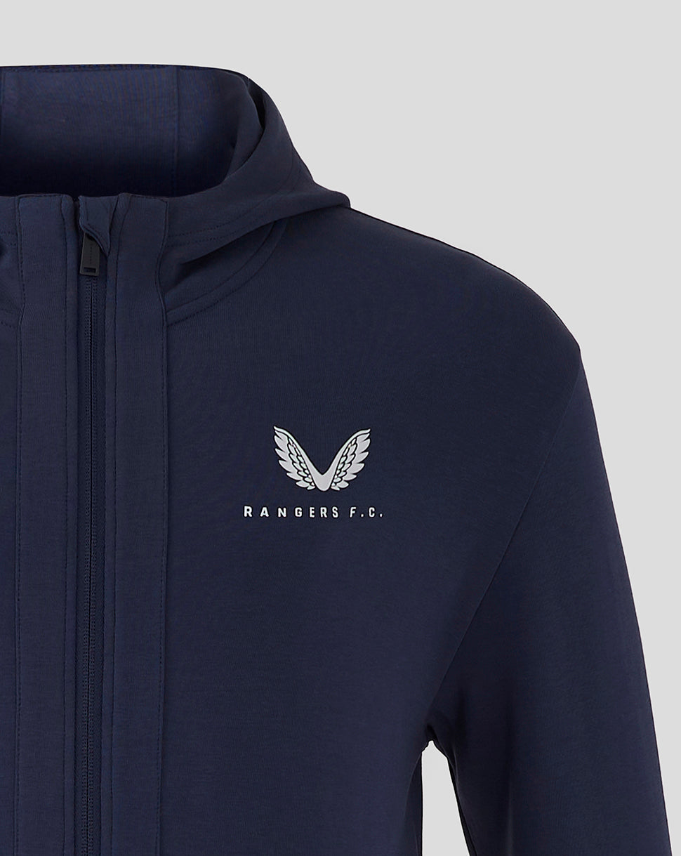 Rangers Men's 24/25 Hooded Travel Jacket - Navy
