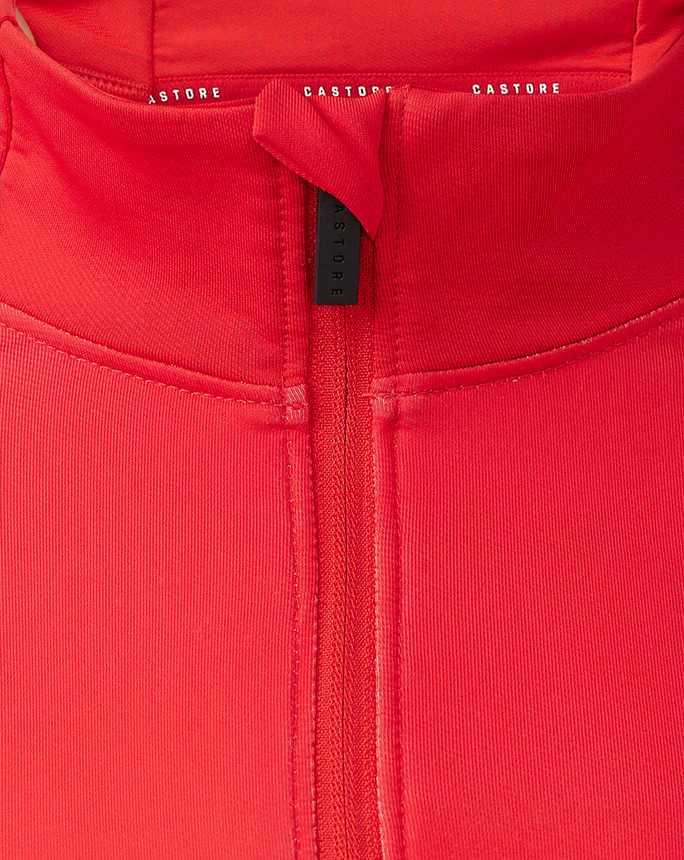 Rangers FC Men's Pro Players Cup Training 1/4 Zip 24/25 - Red/Blue