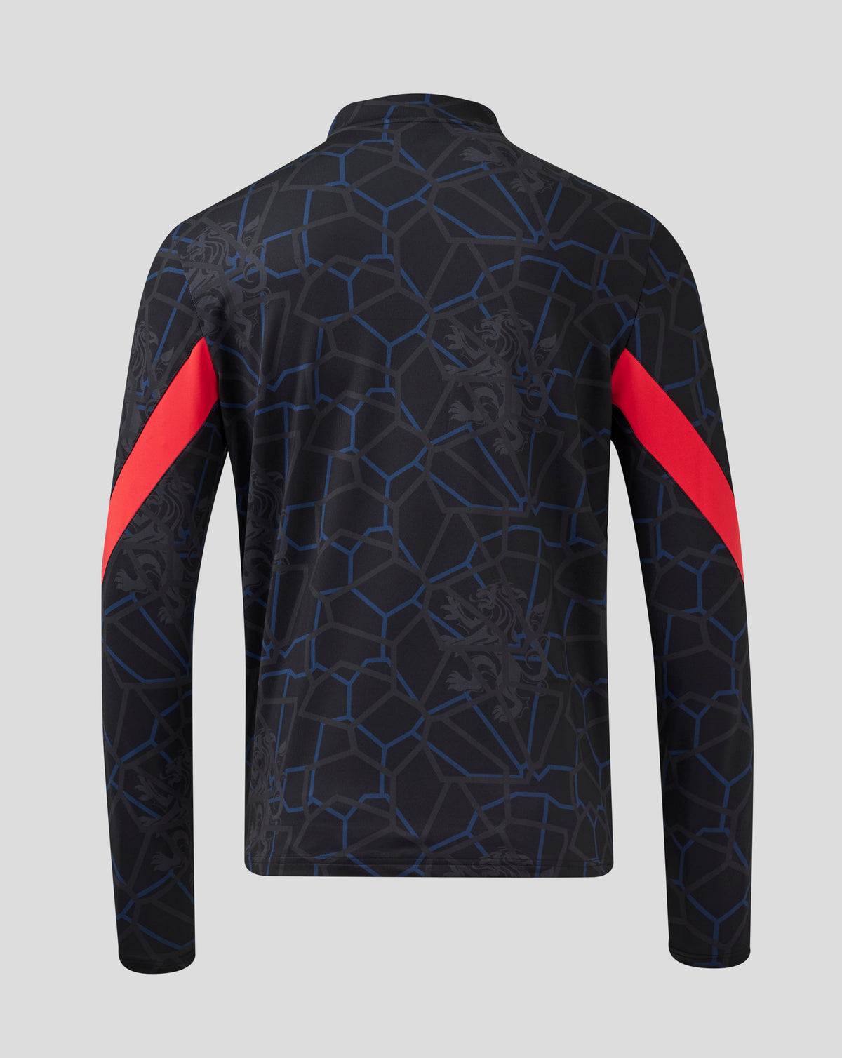 Rangers Men's 24/25 Third Matchday 1/4 Zip Midlayer - Black/Red