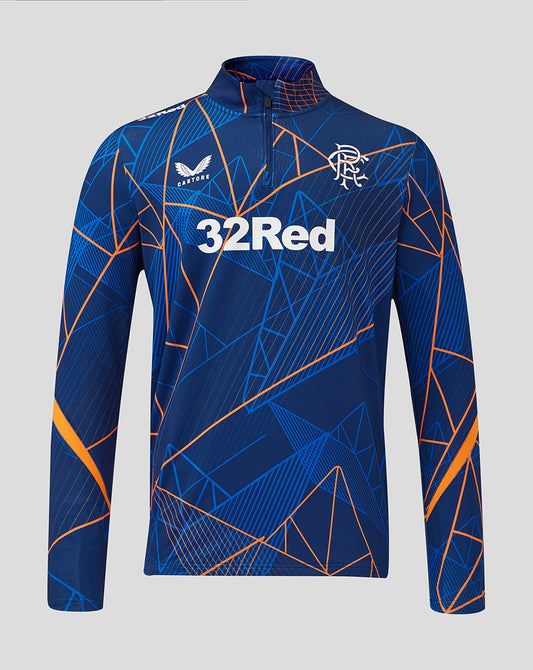 Rangers Men's 24/25 League Matchday 1/4 Zip Midlayer