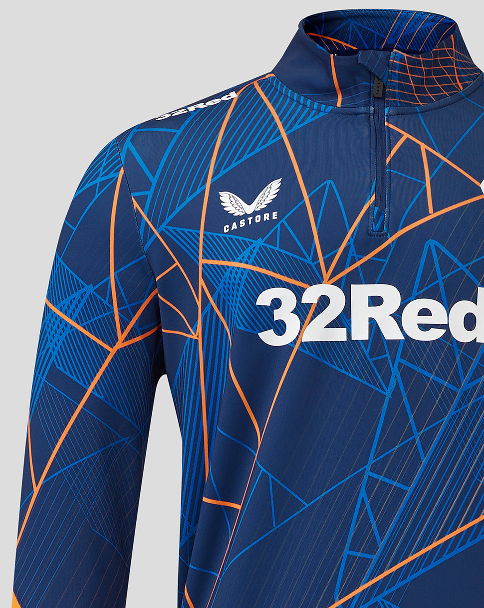 Rangers Men's 24/25 League Matchday 1/4 Zip Midlayer