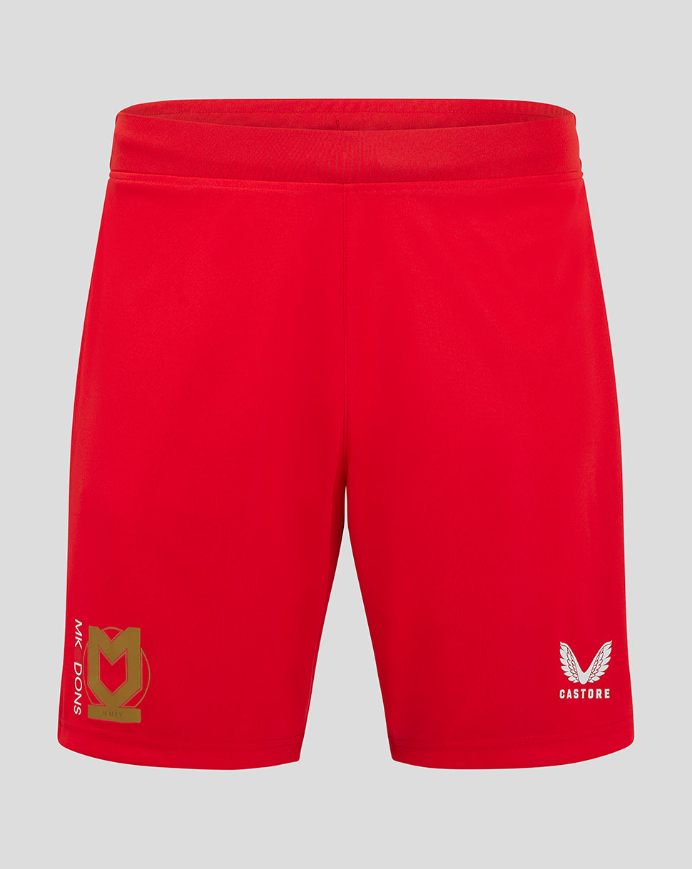 Mk Dons Men's 24/25 Away Short - Red