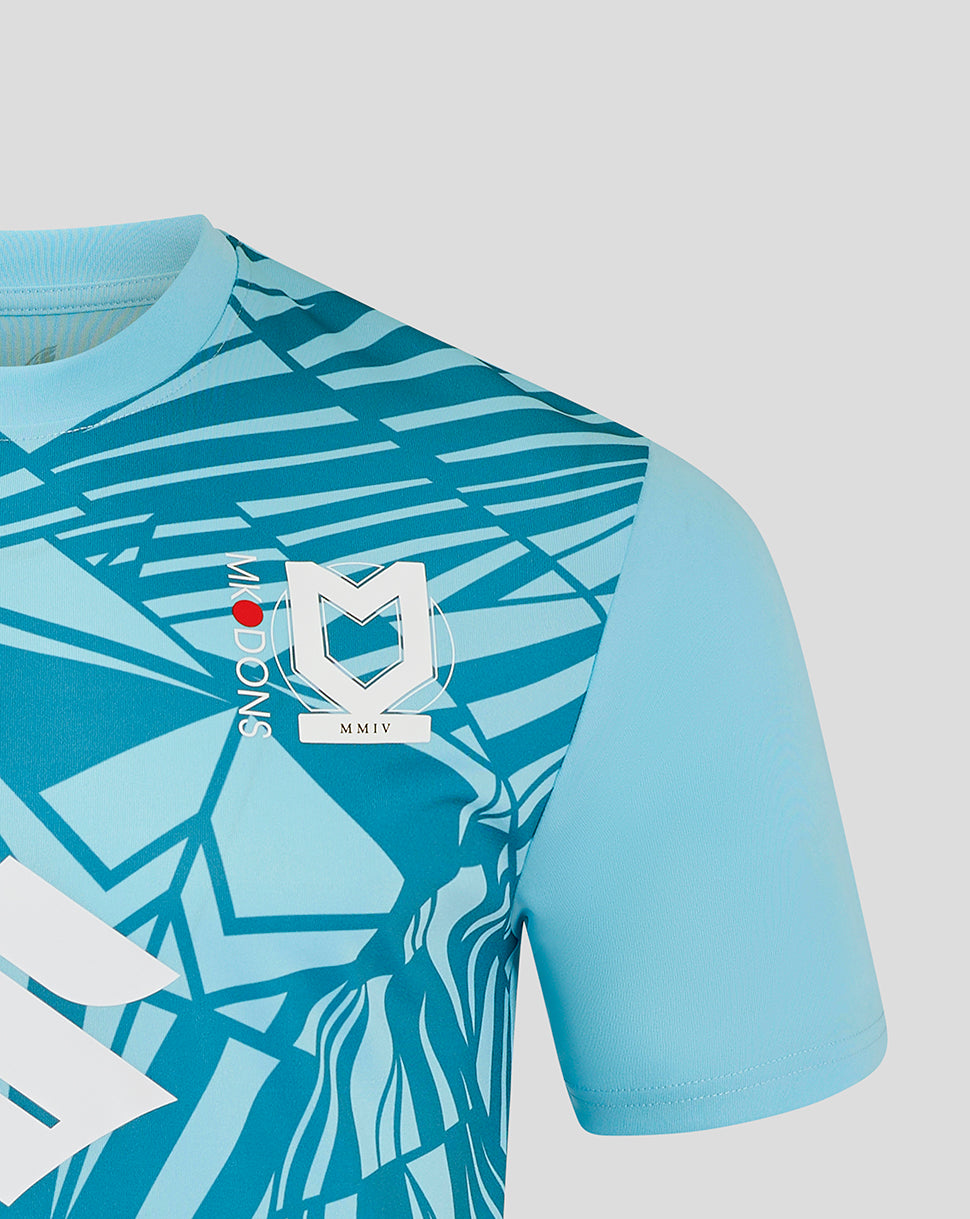 Mk Dons Men's 24/25 Third Goalkeeper Shirt - Blue