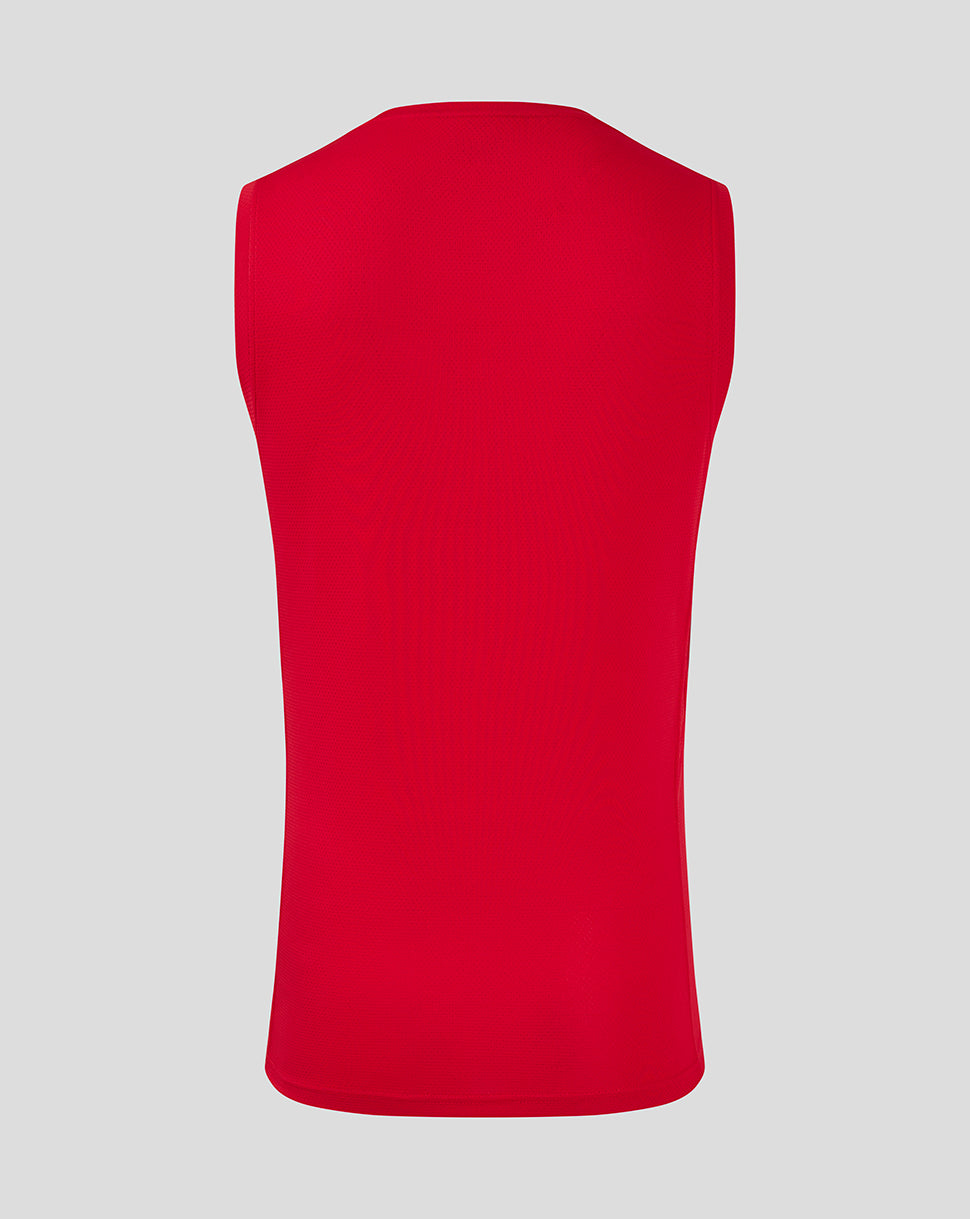 Scarlets Men's 24/25 Pro Players Training Vest - True Red/Barbados Cherry