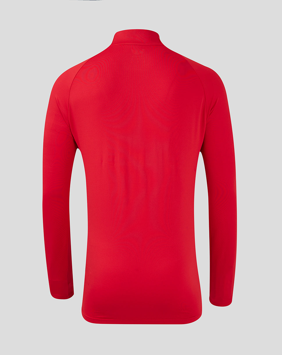 Saracens Men's 24/25 Training 1/4 Zip - Red