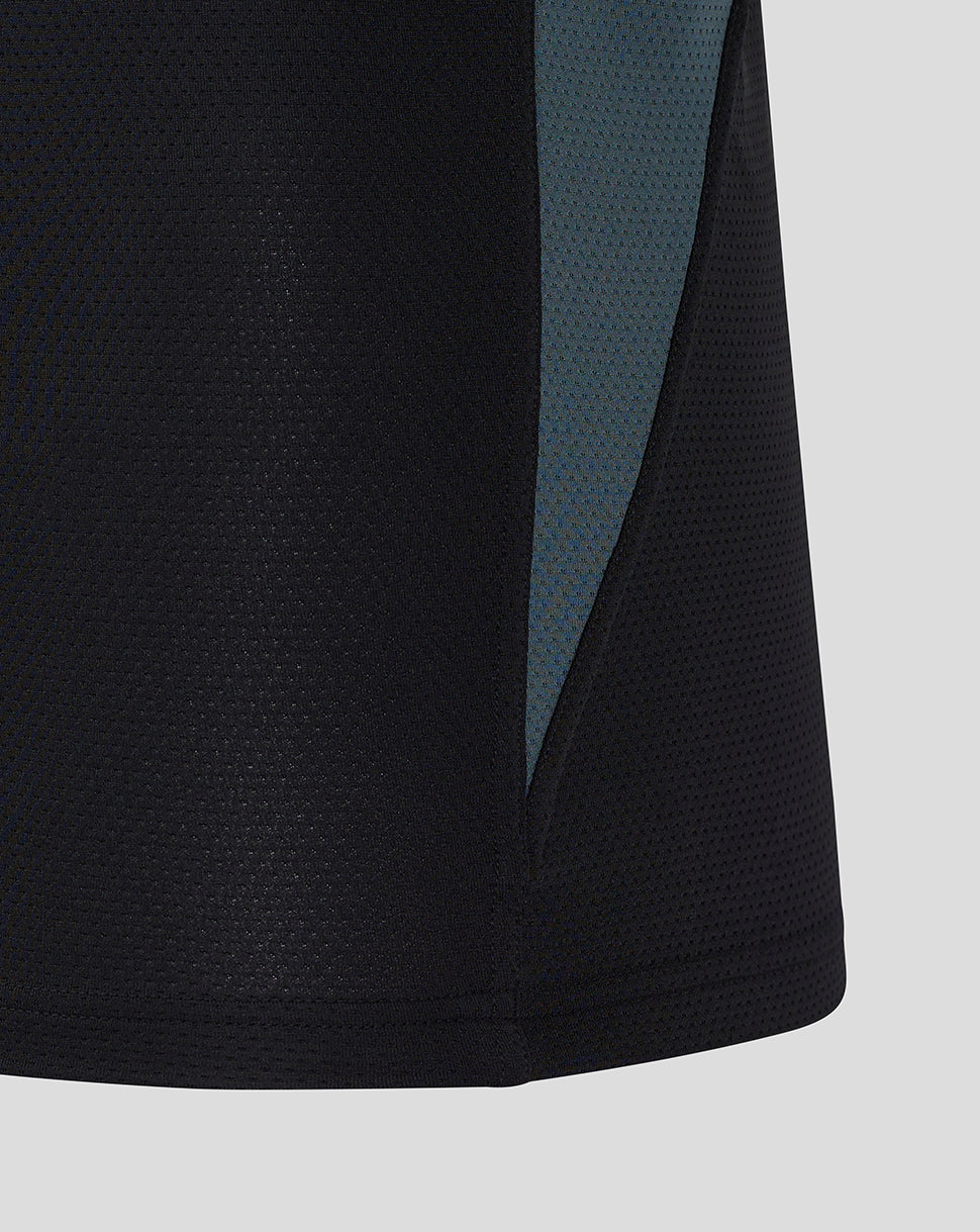 Saracens Men's 24/25 Training Long Sleeve Tee - Black - Black/Grey