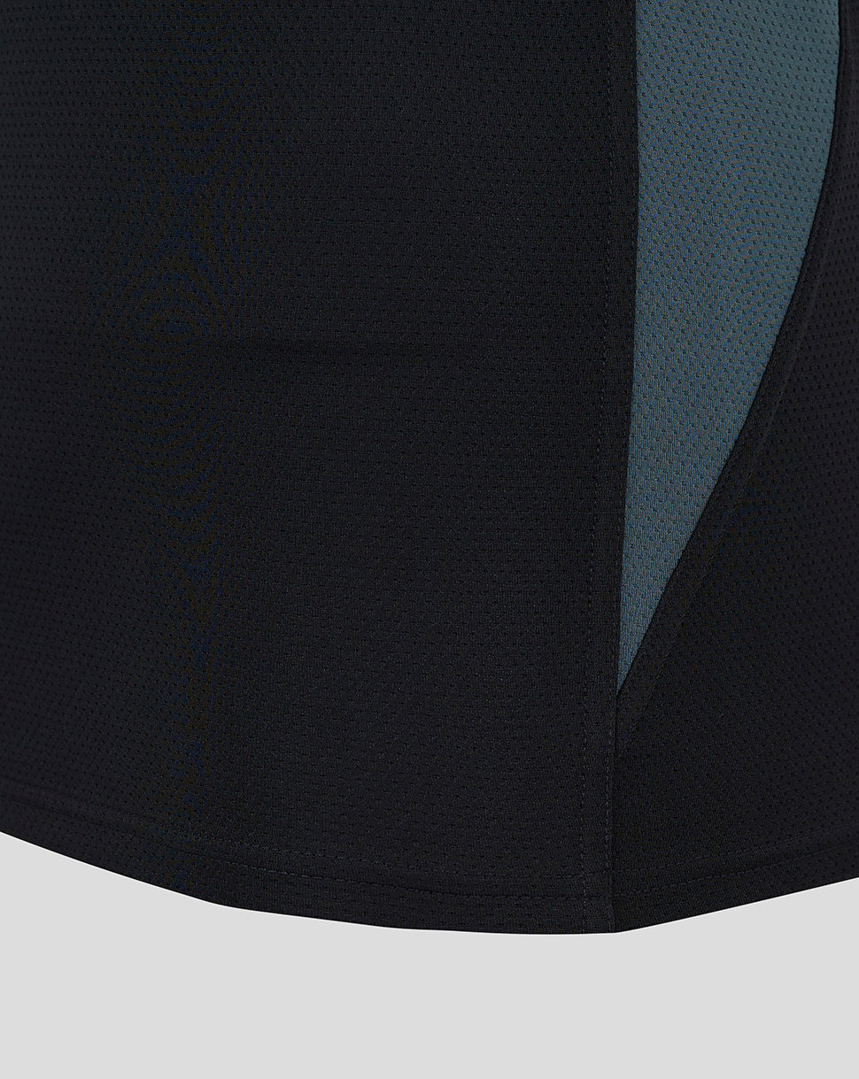 Saracens Men's 24/25 Training Vest - Black - Black/Grey